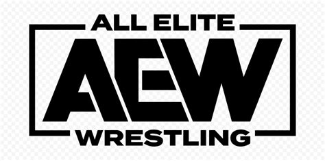 Black AEW All Elite Wrestling Logo | ? logo, Wrestling, Elite