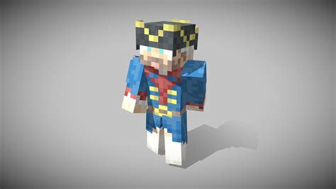 Minecraft Skin French Soldier - 3D model by PixelCraft (@PixelCraft_Z ...