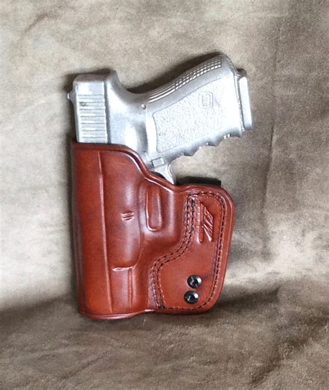 ETW Holsters Glock 27 IWB Concealed Tuckable Custom Leather Holster