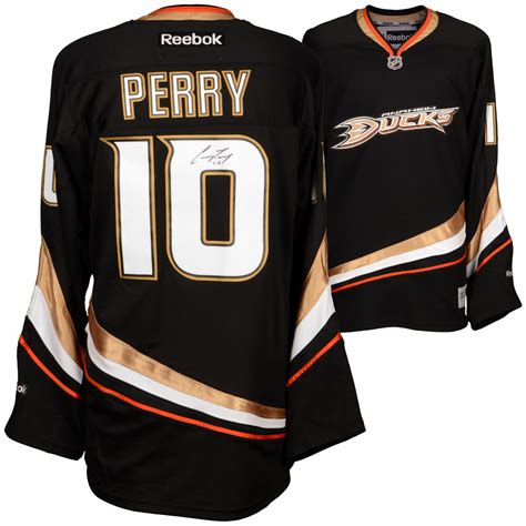 Corey Perry Anaheim Ducks Autographed Black Reebok Premier Alternate ...