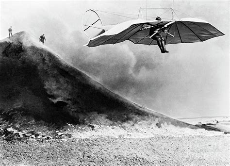 Otto Lilienthal Tests A Glider Photograph by Bettmann - Fine Art America