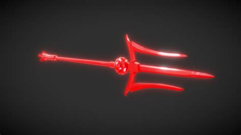 Asgore's Trident - Download Free 3D model by Hao (@yeezihao) [28d350a ...