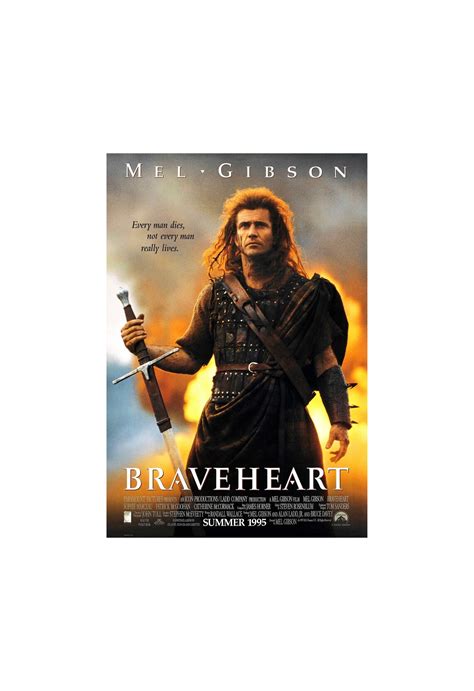 Braveheart Movie Poster Glossy High Quality Print Photo Wall | Etsy