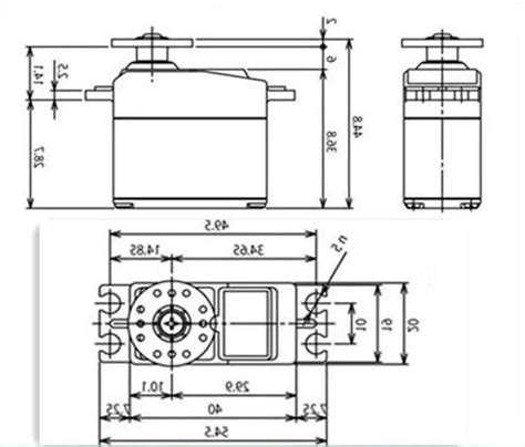 Servo Motor MG996R High Torque Metal Gear - ASK Electronics