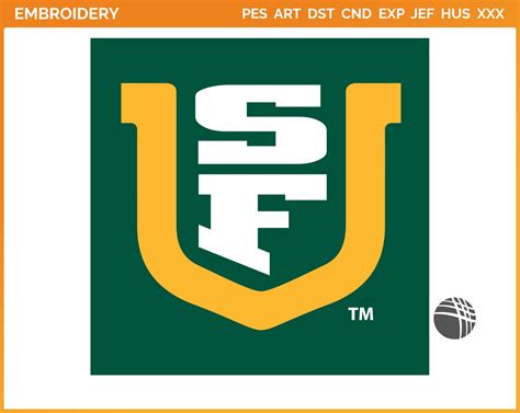 San Francisco Dons - Wordmark Logo (2012) - College Sports Embroidery Logo in 4 sizes & 8 ...