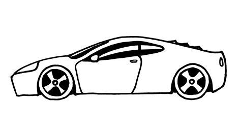 How to Draw a Cool Car - How to draw a sports car - Easy car drawing step by step - YouTube