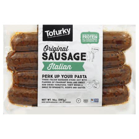 Tofurky Plant-Based Original Sausage Italian (Ingredients Analysis) - Clean Food Facts