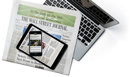 The Wall Street Journal 1-Year (Print) Subscription - Digital and Print ...