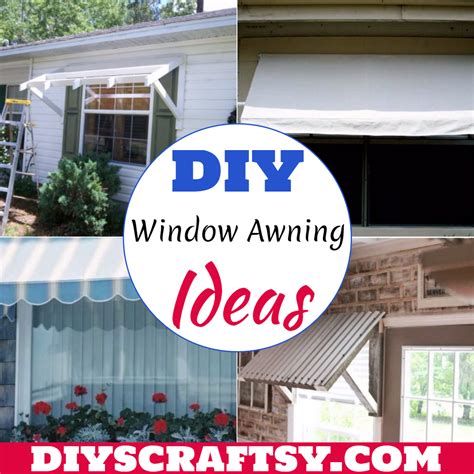 22 DIY Window Awning Ideas For Everywhere - DIYsCraftsy