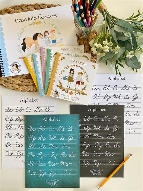 Cursive Alphabet Chart FREEBIE! – Dash Into Learning