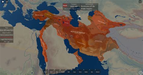 The Seljuk empire in 1093, just 2 years before the first crusade. After ...