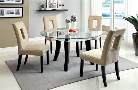 Round Glass Dining Room Table Sets - Ideas on Foter