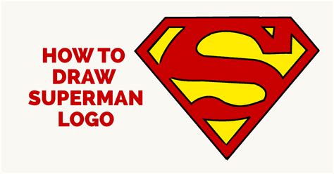 How to Draw Superman Logo | Easy Step-by-Step Drawing Guides