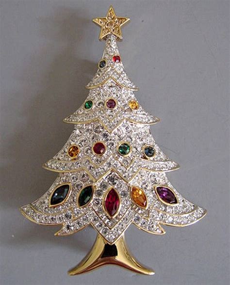 Christmas Tree Brooches