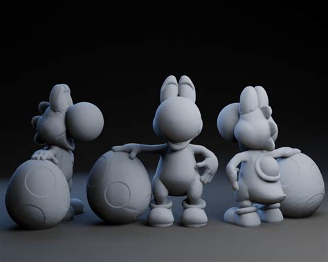 Yoshi And Egg by Peter Farell | Download free STL model | Printables.com