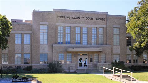 Sterling County Courthouse - Sterling City TX - Living New Deal