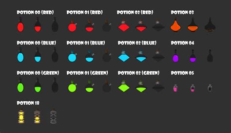 Potion Collection - Free Pack 01 | GameDev Market