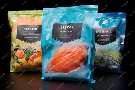 Premium AI Image | Frozen Food Products Showcase