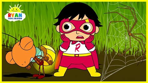 Ryan Shrinks in Bugs World| Cartoon Animation for Children!