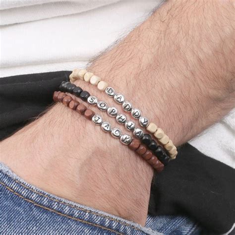 Men's Personalised Name Bracelet By Lisa Angel | notonthehighstreet.com