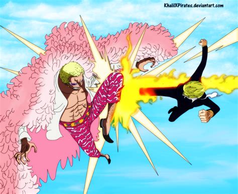 Donquixote Doflamingo Vs Sanji - One Piece 723 by KhalilXPirates on DeviantArt