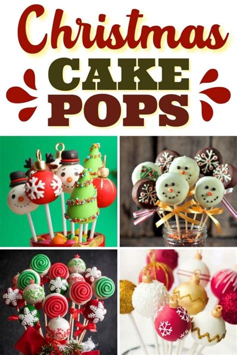 25 Best Christmas Cake Pops for the Holidays - Insanely Good