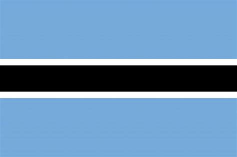 Botswana flag vector - country flags