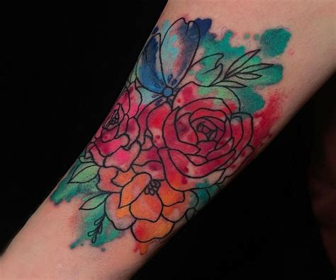 11+ Floral Watercolor Tattoo Ideas That Will Blow Your Mind