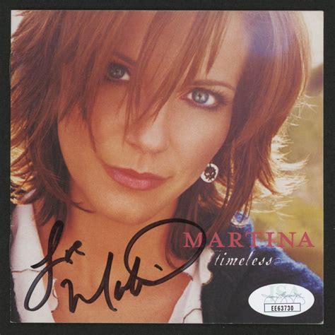 Martina McBride Signed "Timeless" CD Album Cover Inscribed "Love" (JSA ...