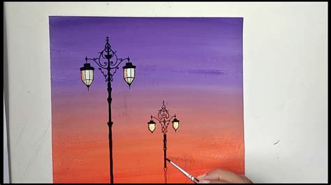 Street Lamp Painting