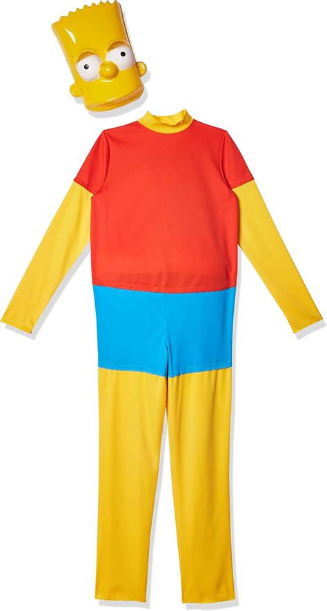 Amazon.com: Disguise Costumes The Simpsons Bart Simpson Deluxe Costume ...