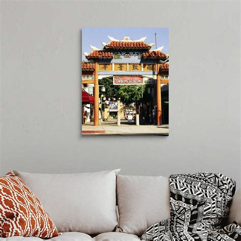 Entrance of a market, Chinatown, City of Los Angeles, California Wall Art, Canvas Prints, Framed ...