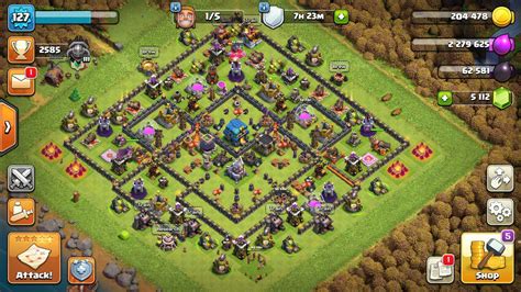 Buy coc account Town Hall 12 Level 127 - With 5112 Gems