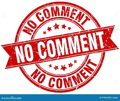 No comment stamp stock vector. Illustration of stamp - 97901228