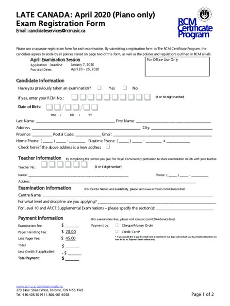 Fillable Online By submitting a registration form to The RCM Certificate Program, the Fax Email ...