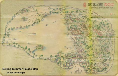 Maps of Summer Palace, Sketch Map of Yiheyuan