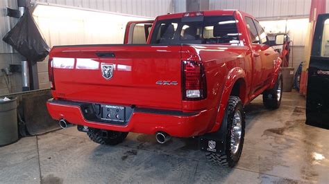 2014 Flame Red Ram 1500 Crew Cab - Rig Ready Rams by Redwater Dodge