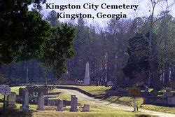 Kingston City Cemetery in Kingston, Georgia - Find a Grave Cemetery