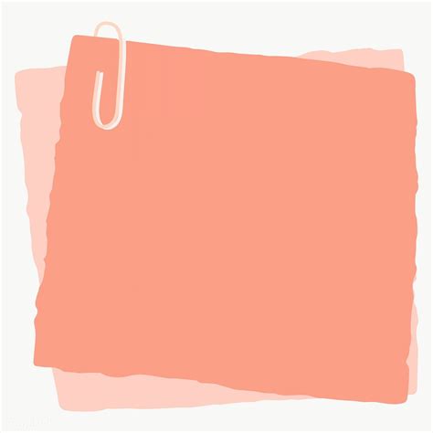 Pink square paper note social ads template transparent png | free image ...