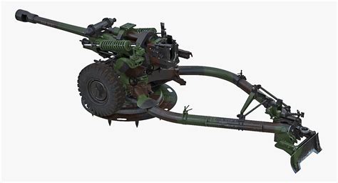 Light Field Howitzer M119 Rigged 3D Model $149 - .max - Free3D