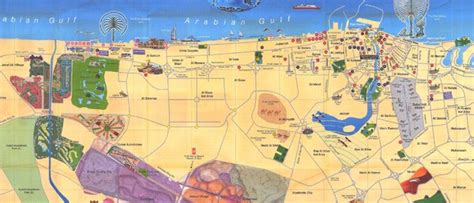 Dubai City Tourist Map - Dubai • mappery