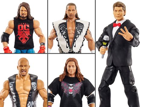 WWE Elite Wrestlemania Vince McMahon Build-A-Figure Set of 4 – Kapow Toys