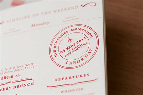 Nicole + Chris's Modern Travel-Inspired Wedding Invitations