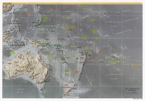 Large Detailed Political Map Of Australia And Oceania - vrogue.co