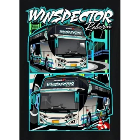 Jual 5 stiker bus winspector reborn tumpuk , grosir sticker | Shopee Indonesia