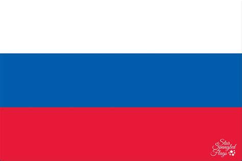 Flag of Russia - StarSpangledFlags.com