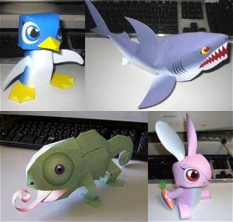 Cute Animal Papercraft | Tektonten Papercraft