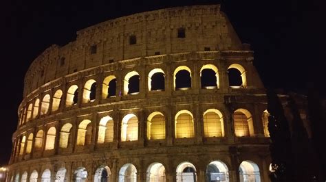 Free Images : structure, night, landmark, colosseum, amphitheater ...