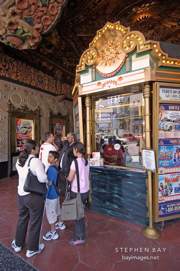 Photo: Lining up to purchase tickets at the box office. El Capitan ...