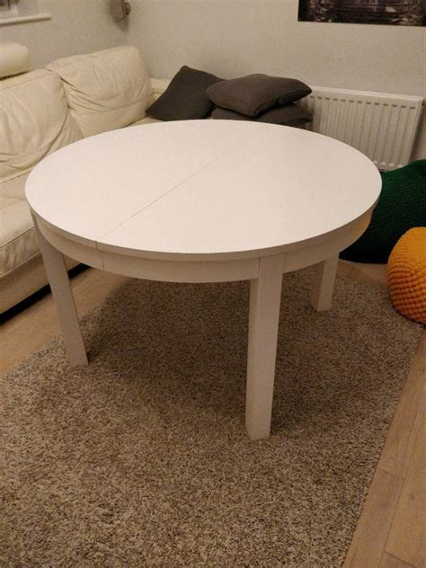 Bjursta Ikea round extendable table | in Uxbridge, London | Gumtree